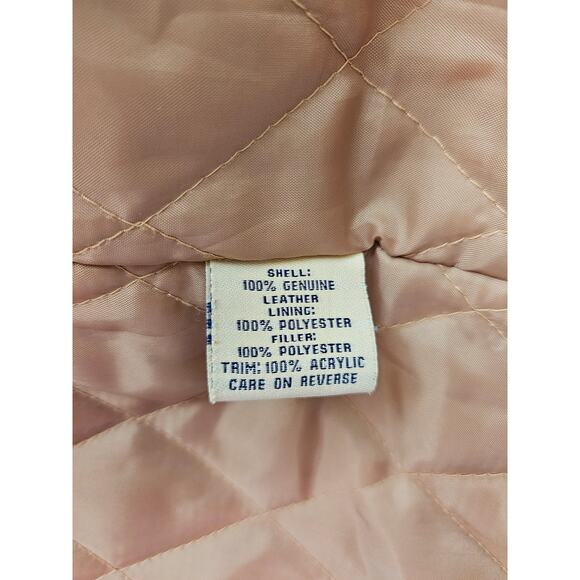 New York Classics ladies tan suede leather coat with hood size large - Picture 5 of 5